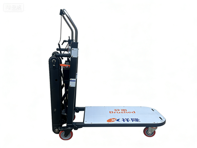 Hand-Pushed Flat Panel Stair Climber